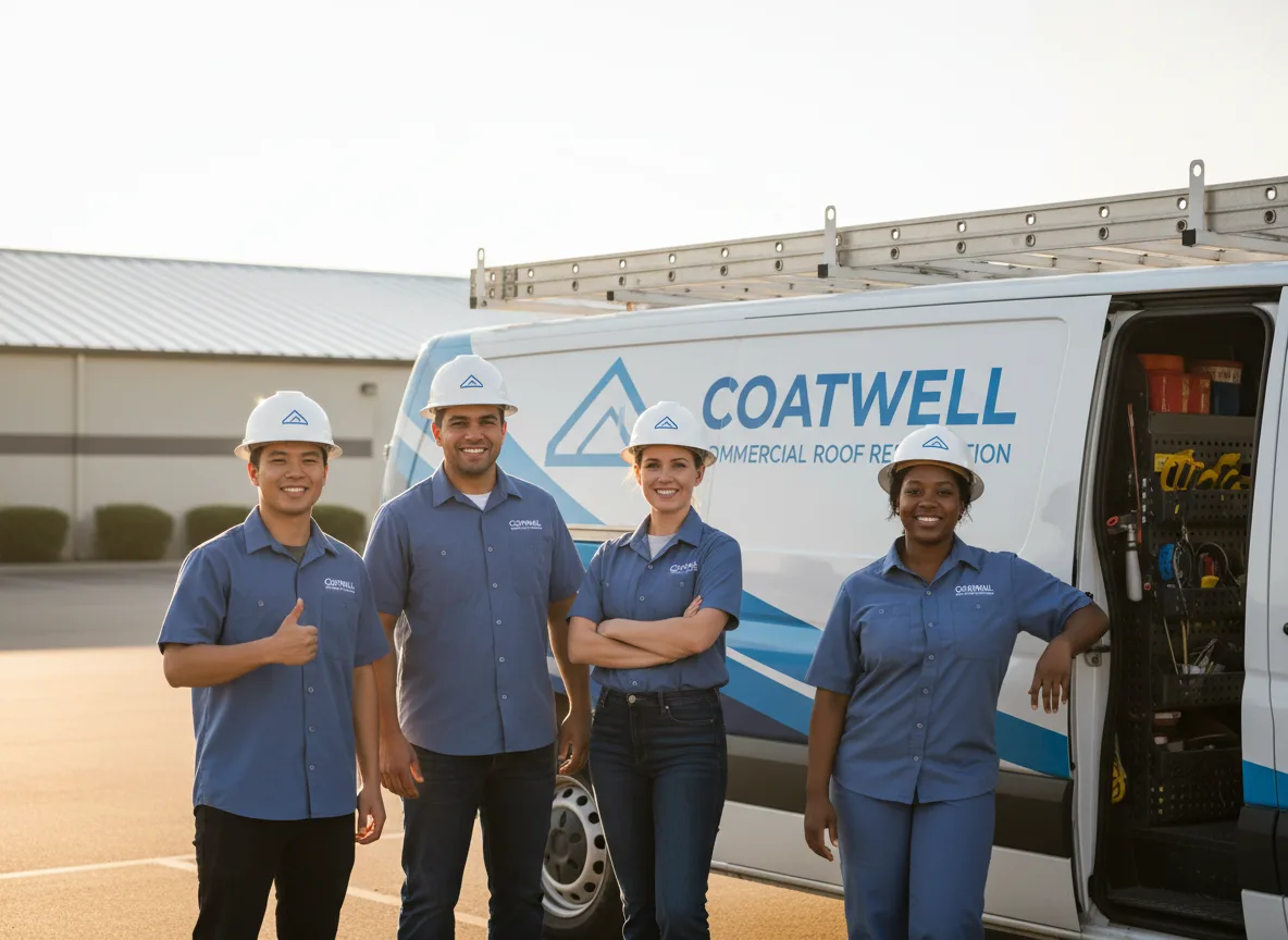 Commercial roof coating company in Hadley, MA